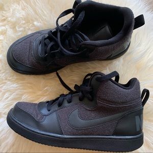 Kids Shoes 7Y Boys Nike Sneakers Black Grey